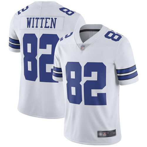 Men Dallas Cowboys Limited White Jason Witten Road #82 Vapor Untouchable NFL Jersey